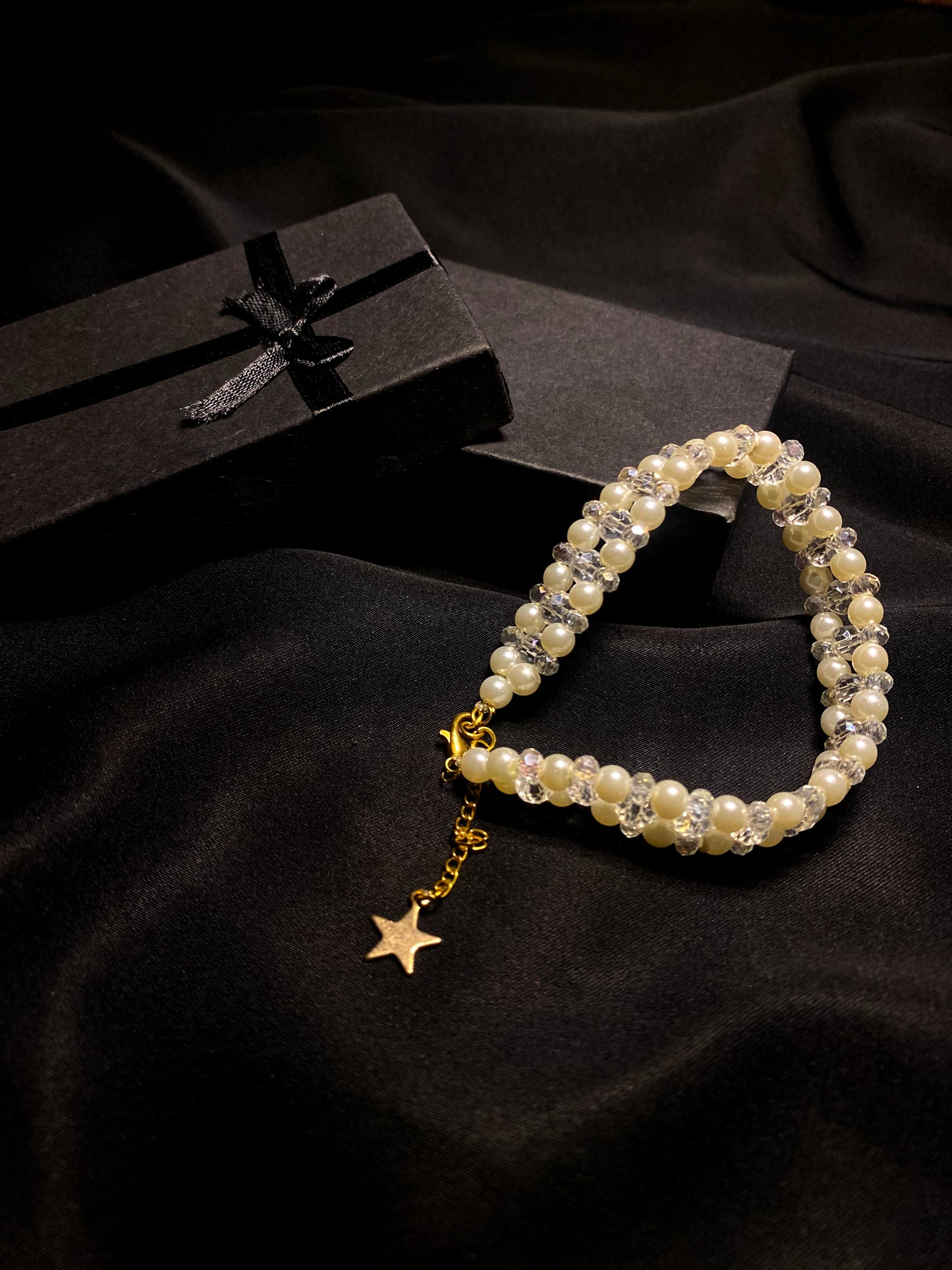 BRPNC-03- Pearls and Crystals Bracelets