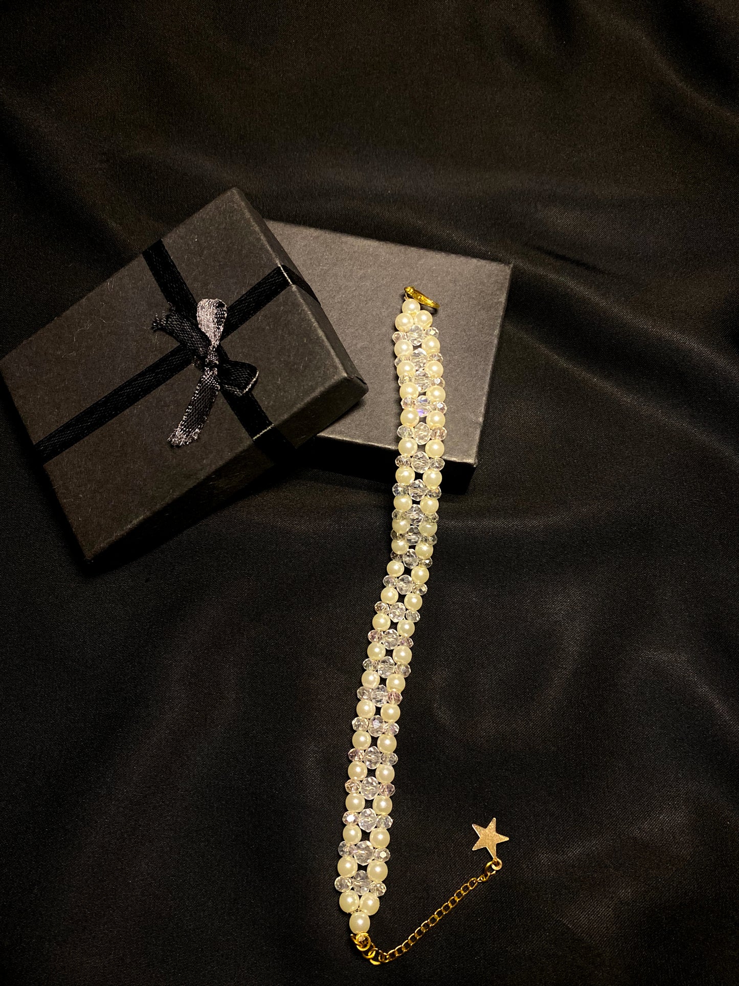 BRPNC-03- Pearls and Crystals Bracelets