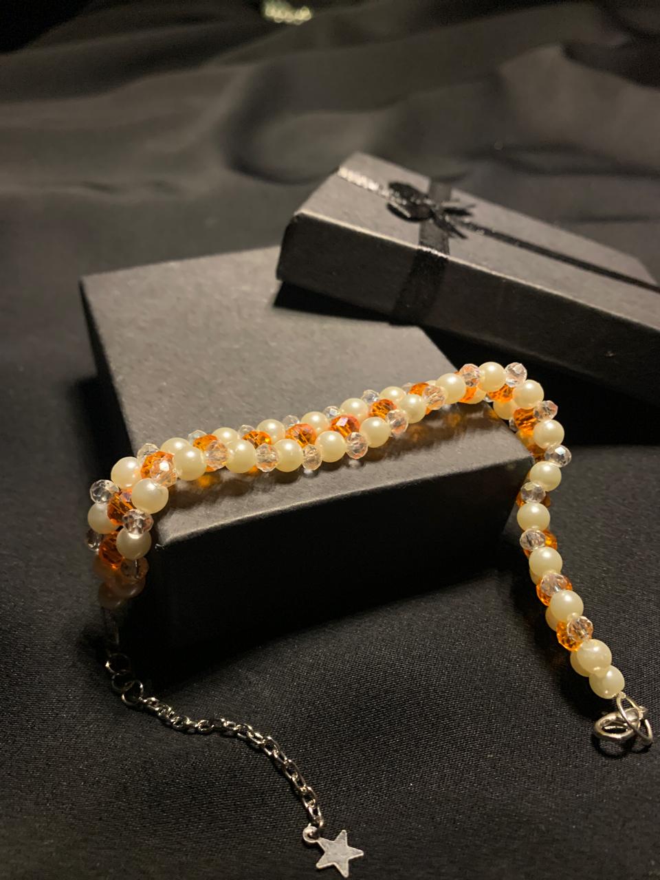 BRPNC-02- Pearls and Crystals Bracelets