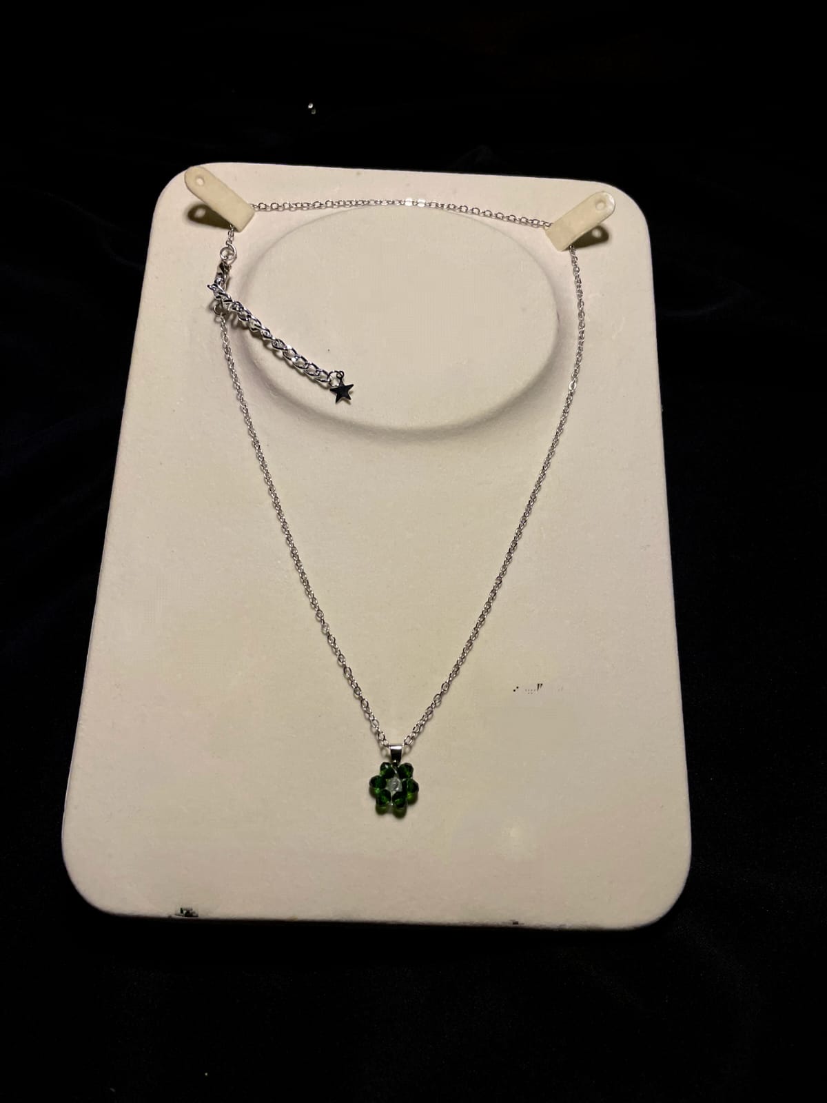 NLFNBSL -02- Silver Flower Necklace