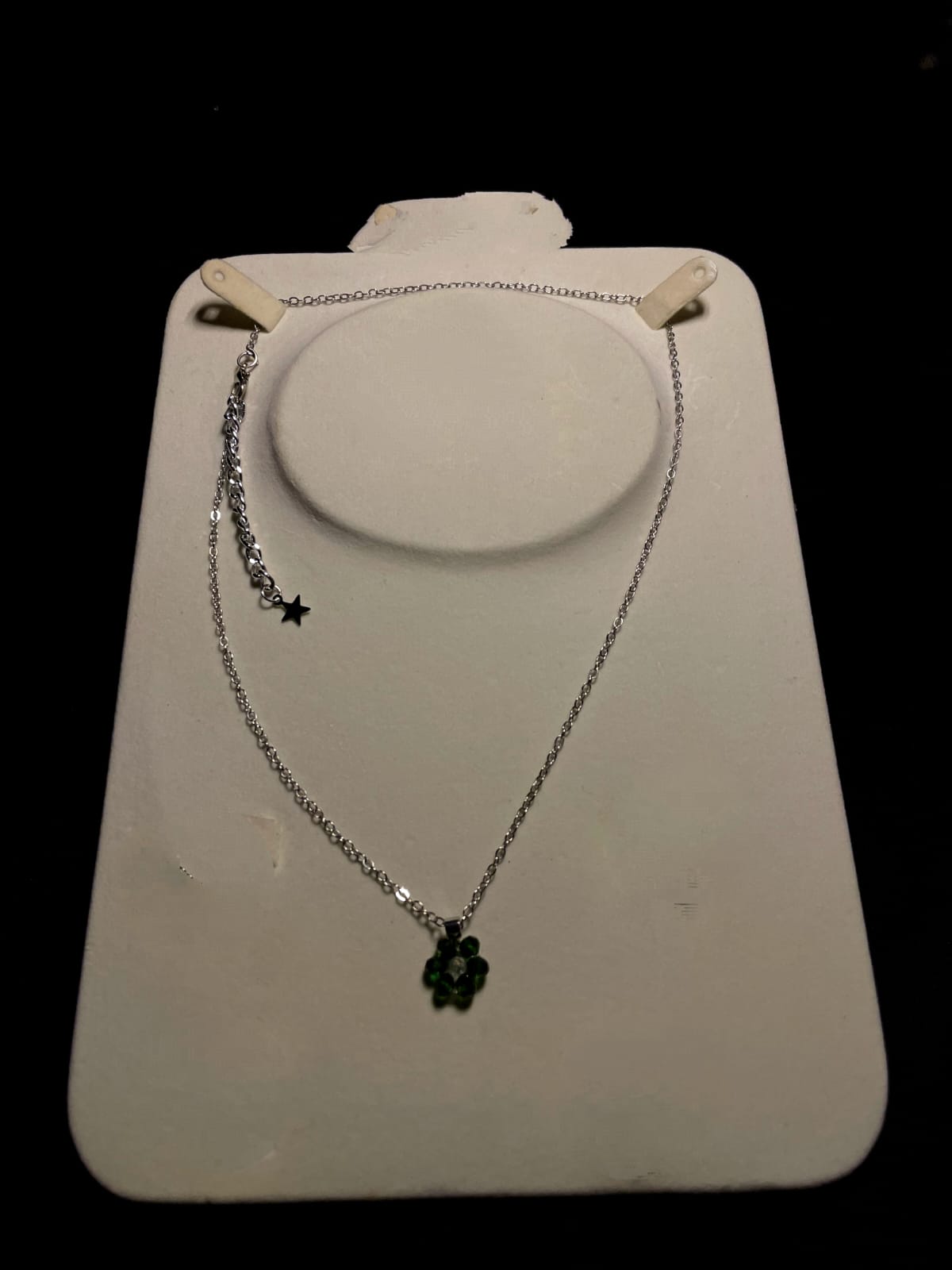 NLFNBSL -02- Silver Flower Necklace