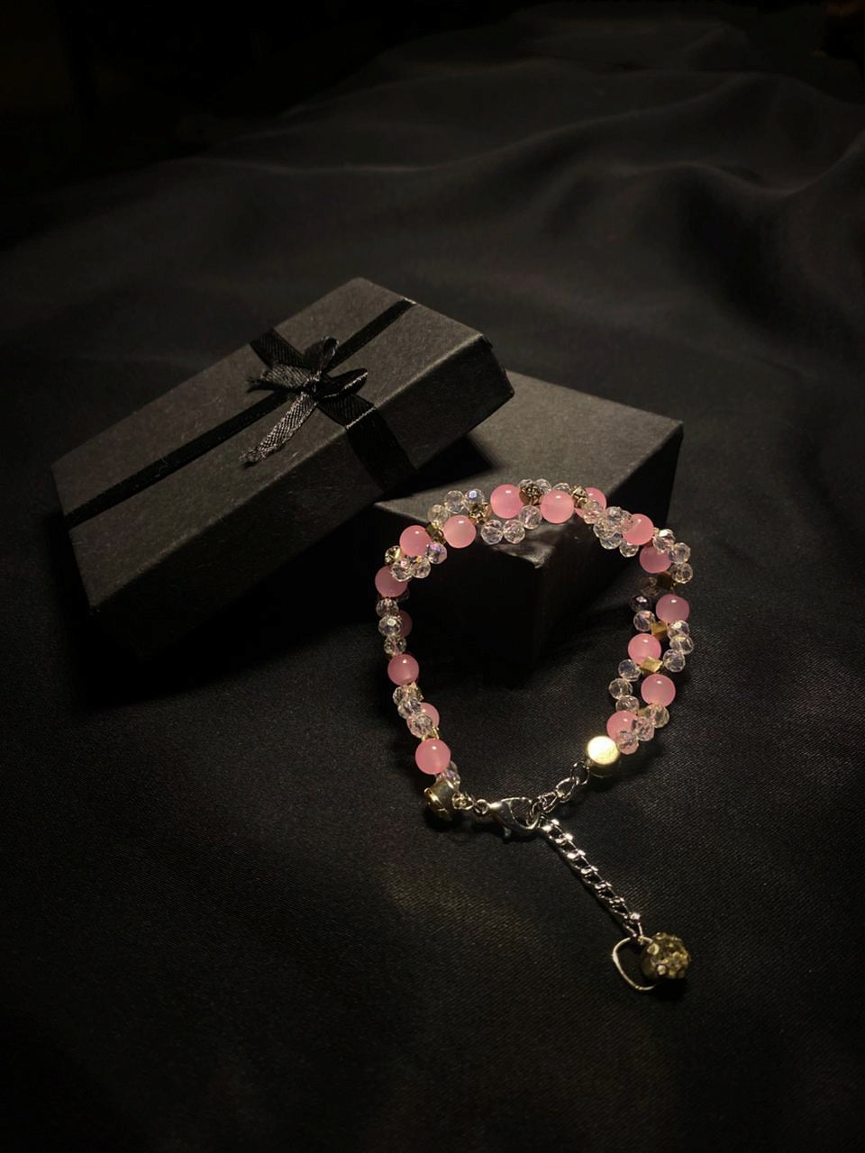 BRRSNCR-02- Rihnestone and Crystals Bracelet