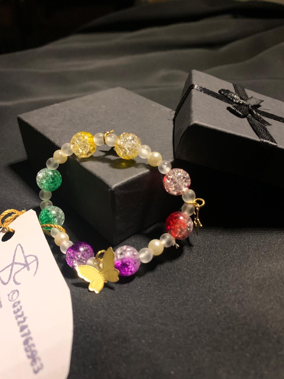 Pearls and Beads Charm Bracelets